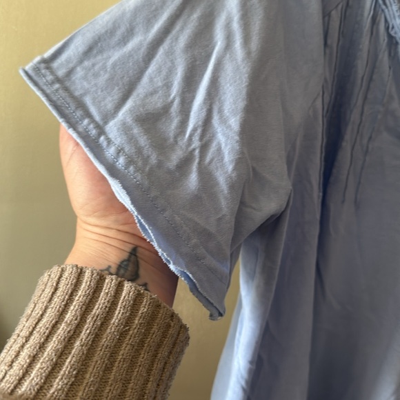 Light Blue Women's Top - Picture 5 of 7